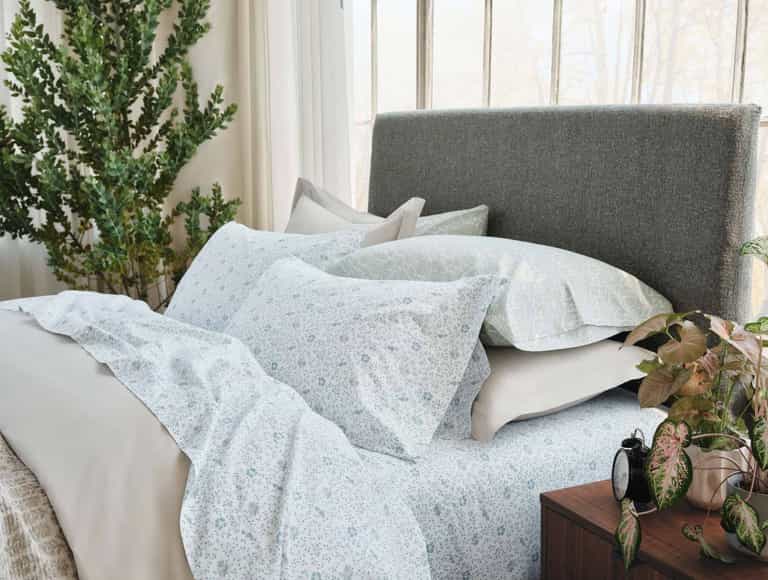Organic Print Percale Sheet Set