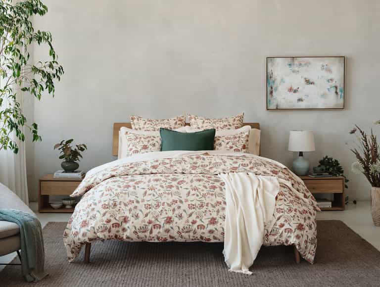 Viola Organic Print Sham