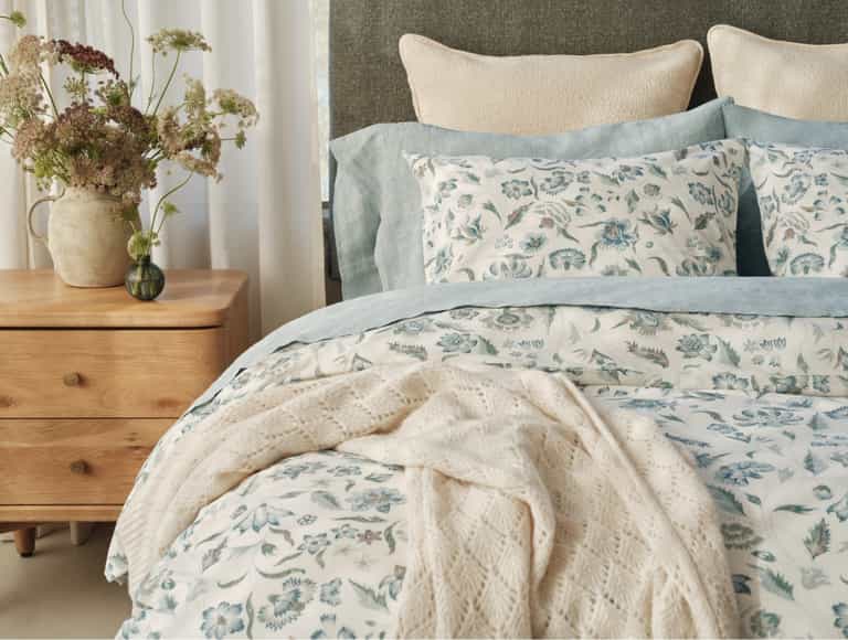 Viola Organic Print Sham