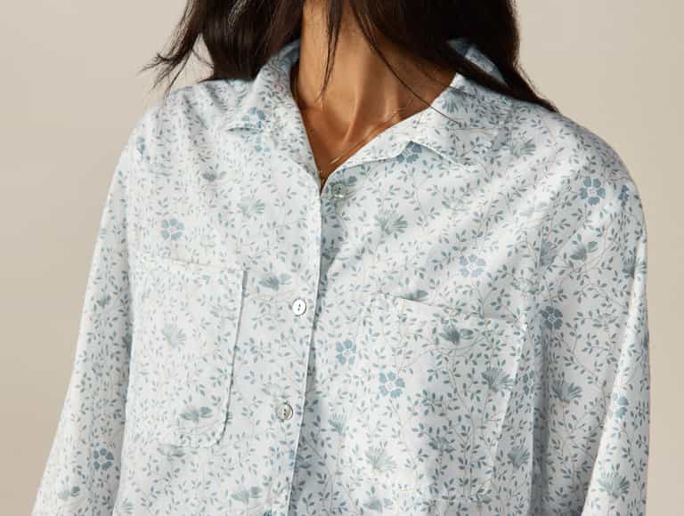 Women's Isla Organic Cotton Long Sleeve Pajama Set
