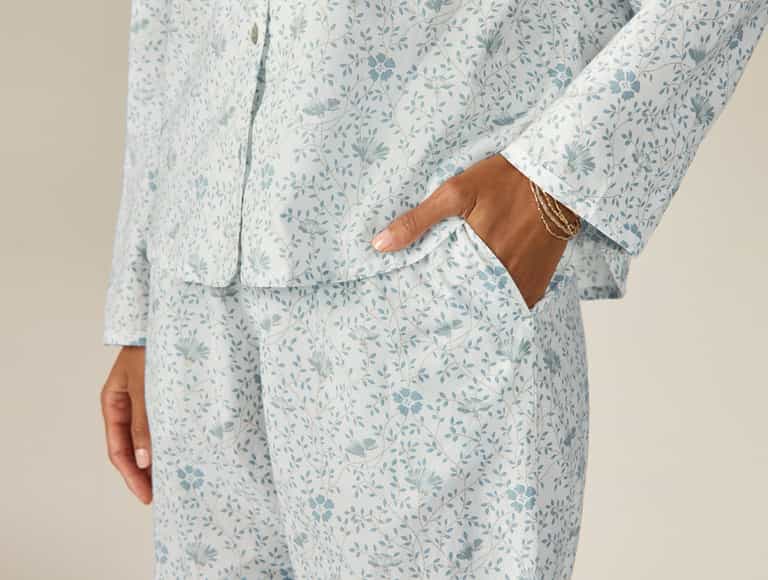 Women's Isla Organic Cotton Long Sleeve Pajama Set