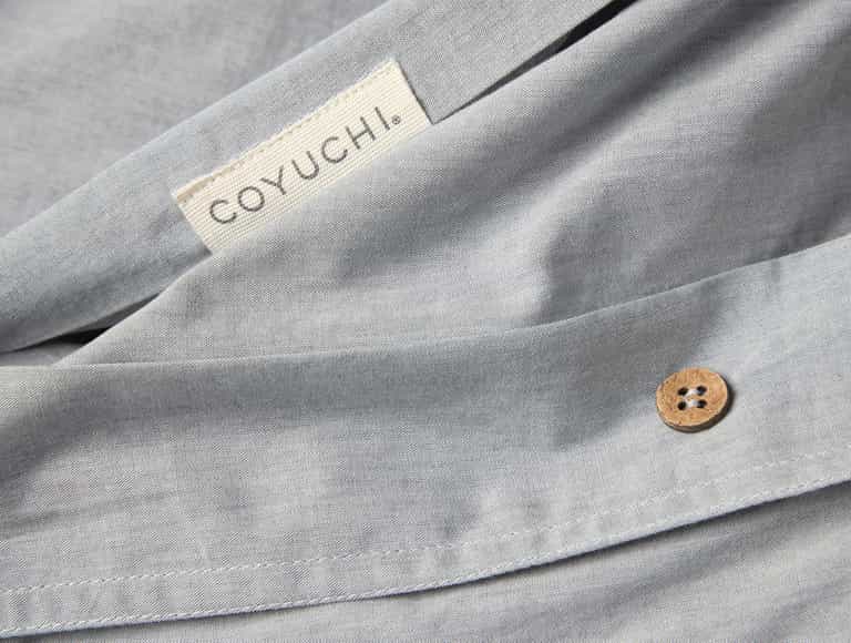 Organic Crinkled Percale&trade; Duvet Cover