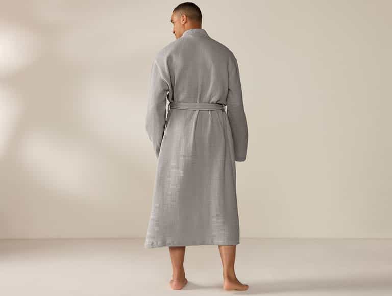 Unisex Organic Waffle Robe