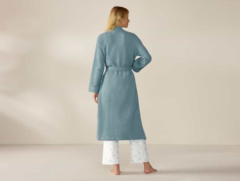Unisex Organic Waffle Robe