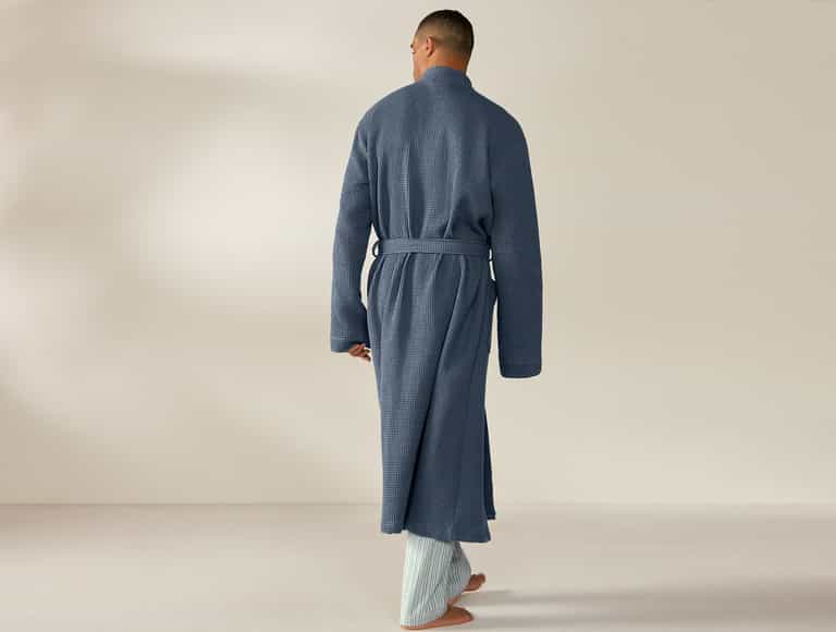 Unisex Organic Waffle Robe