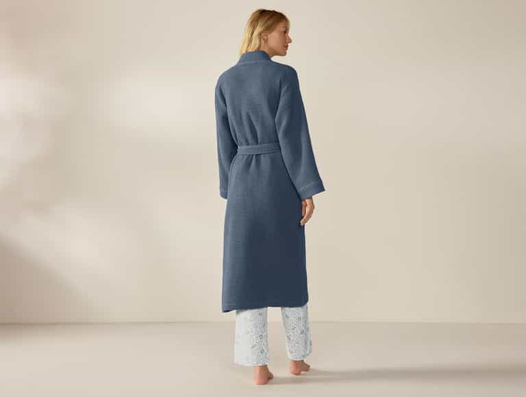 Unisex Organic Waffle Robe