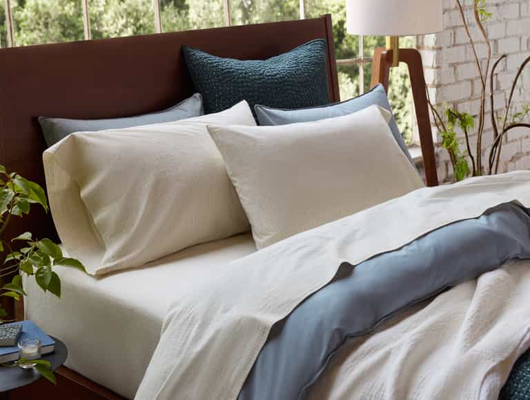 Organic Crinkled Percale&trade; Sheet Set