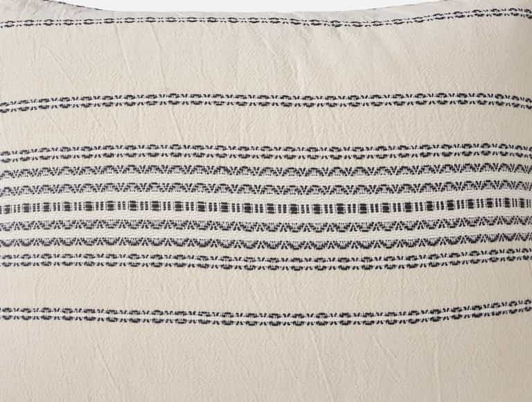 Rippled Stripe Organic Sham