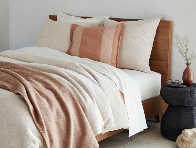 Sequoia Washable Organic Cotton and Wool Blanket