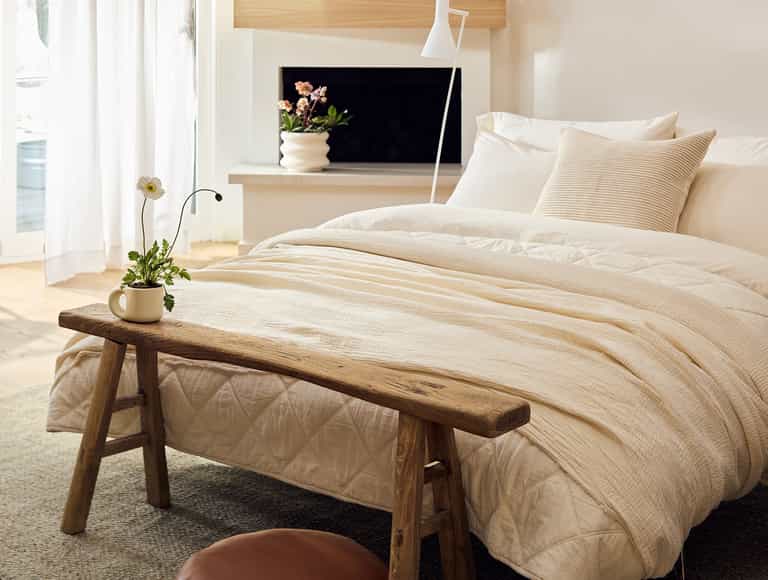 Topanga Organic Matelasse Coverlet