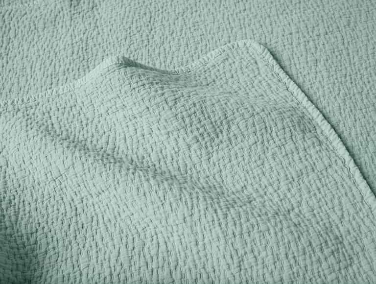 Cascade Organic Matelasse Coverlet