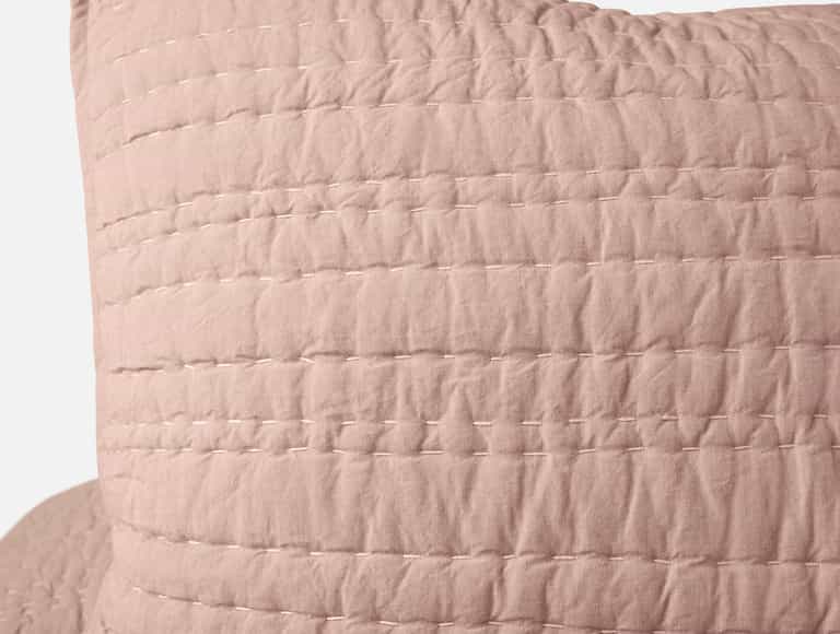 Channel Handstitched Organic Sham