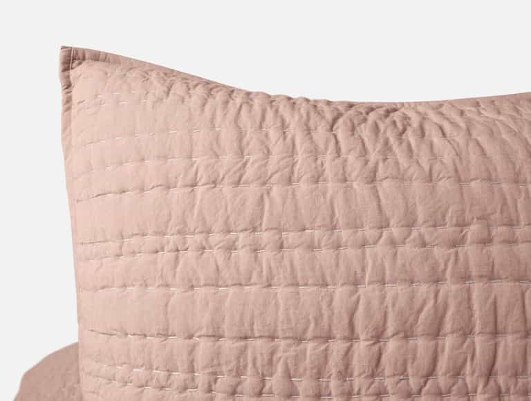 Channel Handstitched Organic Sham