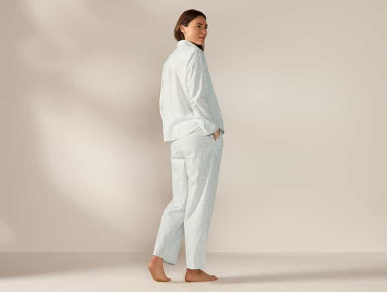 Women's Isla Organic Cotton Long Sleeve Pajama Set