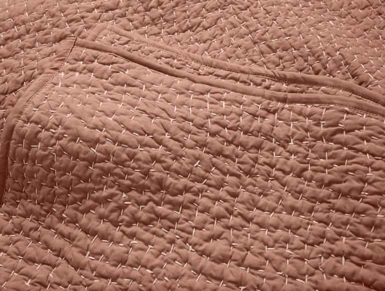 Pebbled Handstitched Organic Quilt