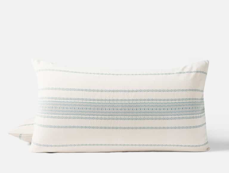 Rippled Stripe Organic Sham