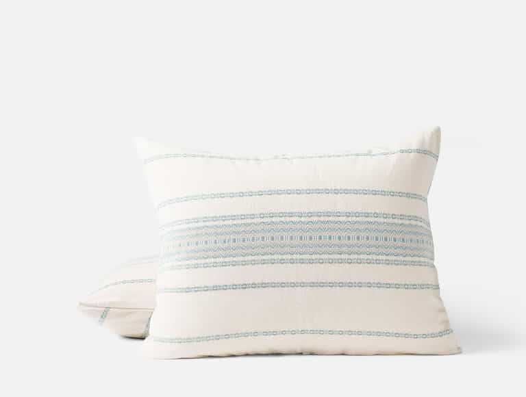 Rippled Stripe Organic Sham