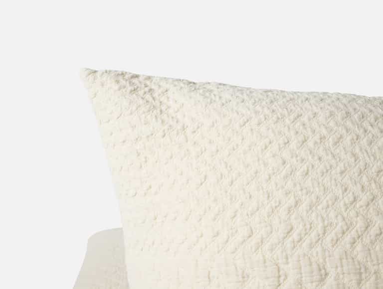 Angeles Organic Matelasse Sham