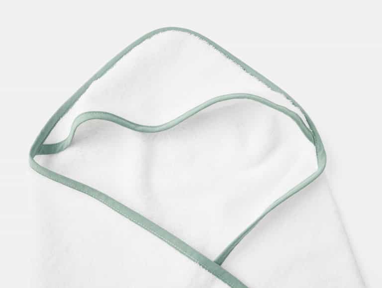 Cloud Loom&trade; Organic Baby Hooded Towel and Bath Mitt Set
