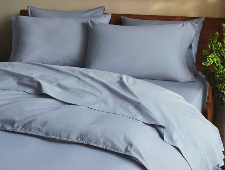 Organic Crinkled Percale&trade; Fitted Sheet