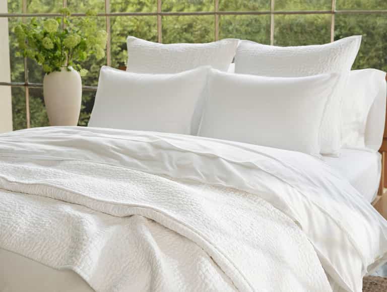 Organic Crinkled Percale&trade; Duvet Cover