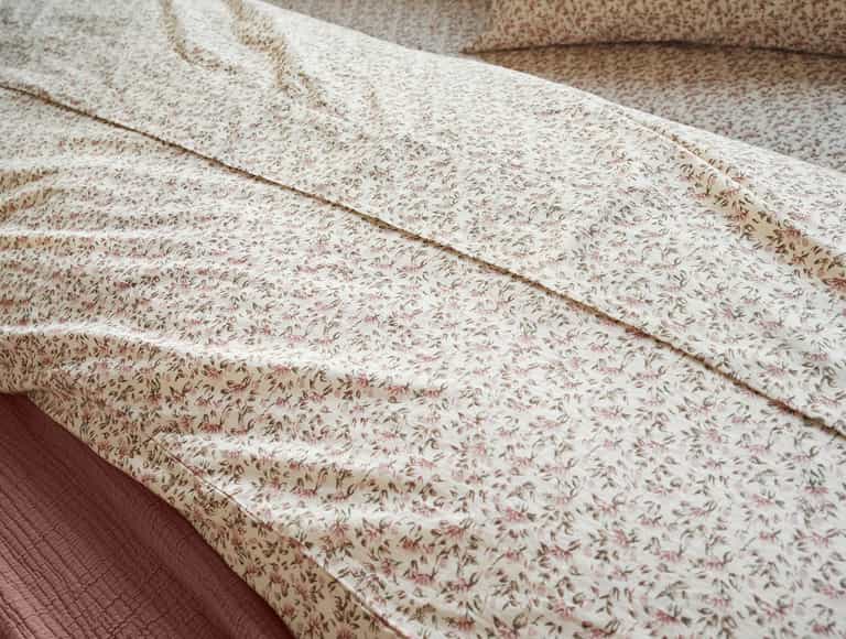 Organic Print Percale Sheet Set