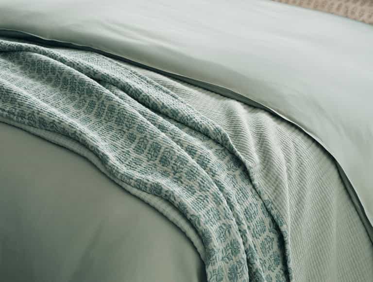 Organic Crinkled Percale&trade; Duvet Cover
