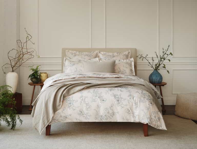 Cascade Organic Matelasse Sham
