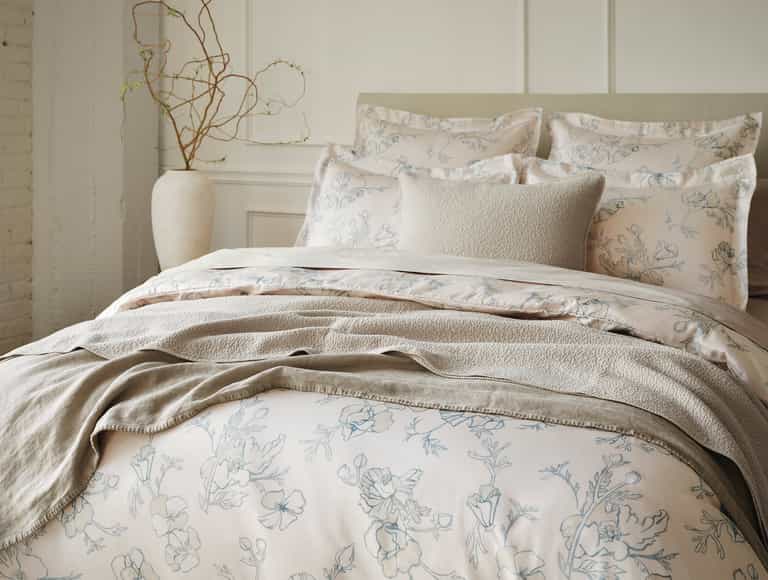 Cascade Organic Matelasse Sham
