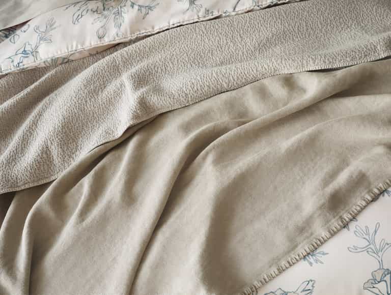 Cascade Organic Matelasse Coverlet