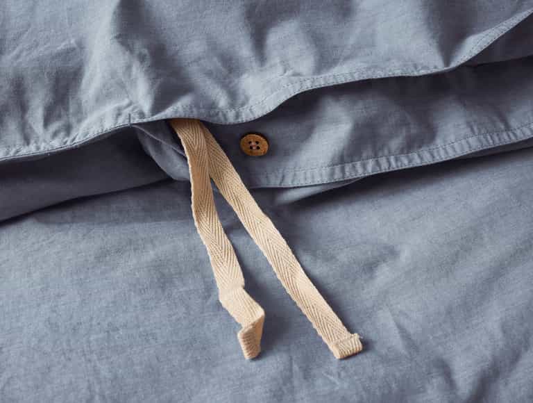 Organic Crinkled Percale&trade; Duvet Cover