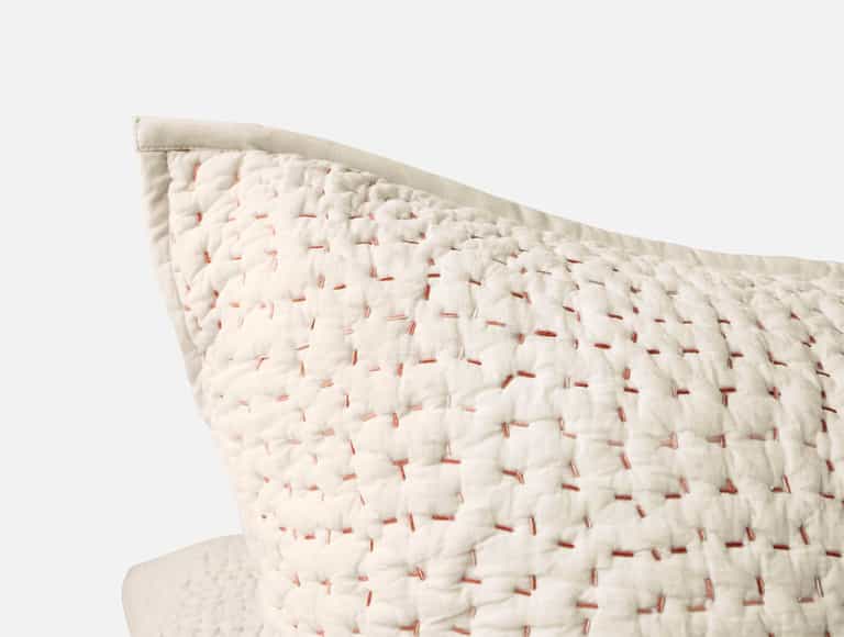Pebbled Handstitched Organic Sham