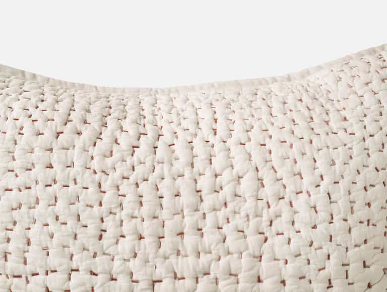Pebbled Handstitched Organic Sham