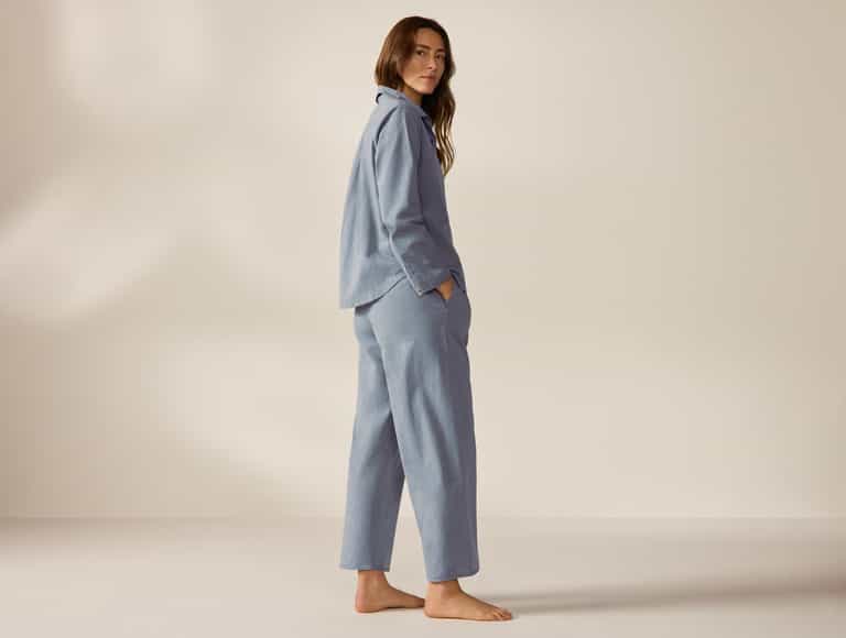 Women's Isla Organic Cotton Long Sleeve Pajama Set