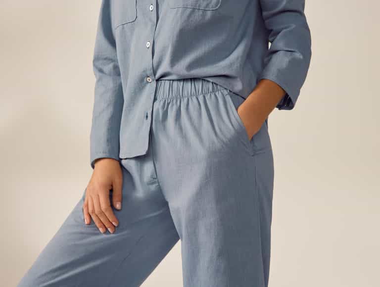 Women's Isla Organic Cotton Long Sleeve Pajama Set