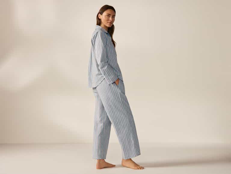 Women's Isla Organic Cotton Long Sleeve Pajama Set