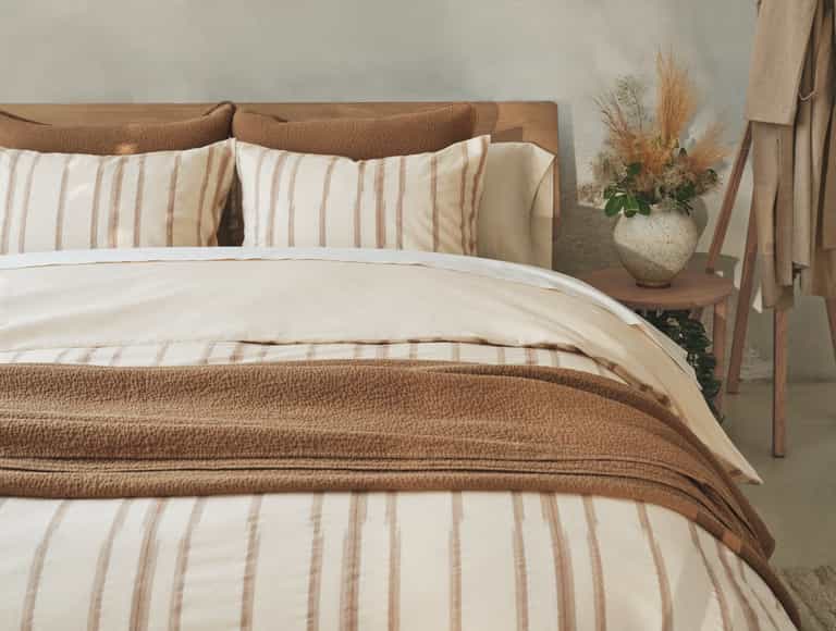 Cascade Organic Matelasse Coverlet