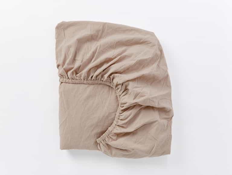 Organic Crinkled Percale&trade; Fitted Sheet