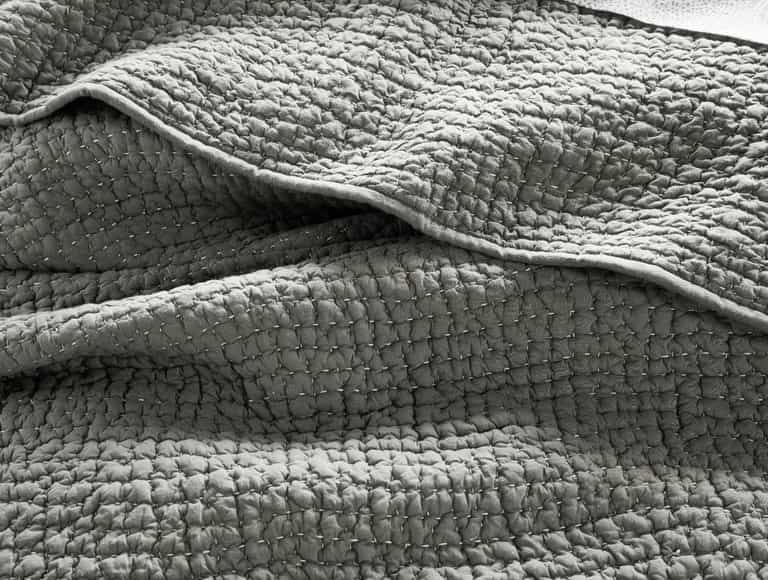 Pebbled Handstitched Organic Quilt
