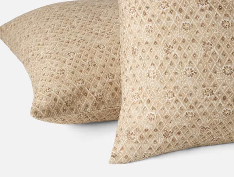 Coral Bell Print Decorative Pillow Cover