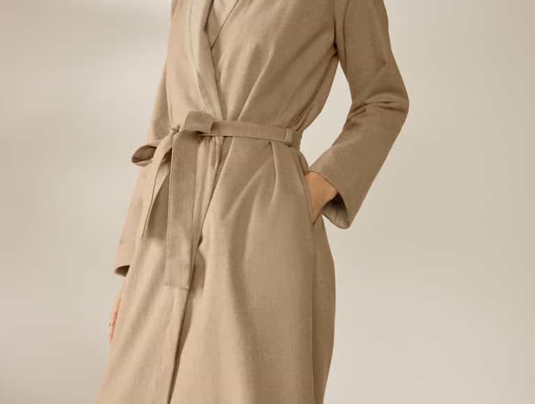 Women's Cloud Brushed Organic Flannel Robe