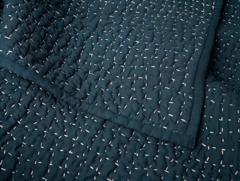 Pebbled Handstitched Organic Quilt