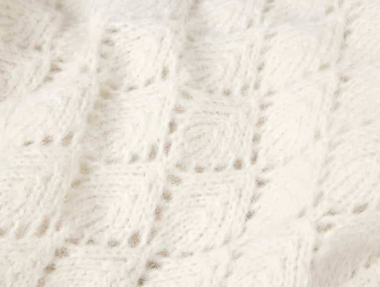 Paracas Alpaca Cotton Knit Throw