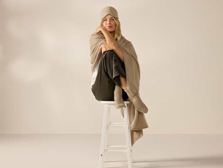 Whitney Cashmere Travel Set