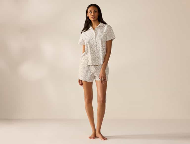 Women's Isla Organic Cotton Short Sleeve Pajama Set