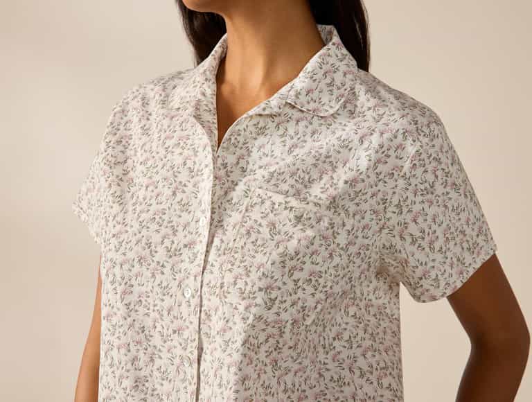 Women's Isla Organic Cotton Short Sleeve Pajama Set