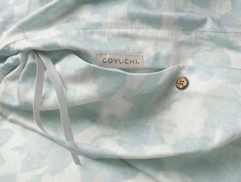 Camellia Organic Print Duvet Cover
