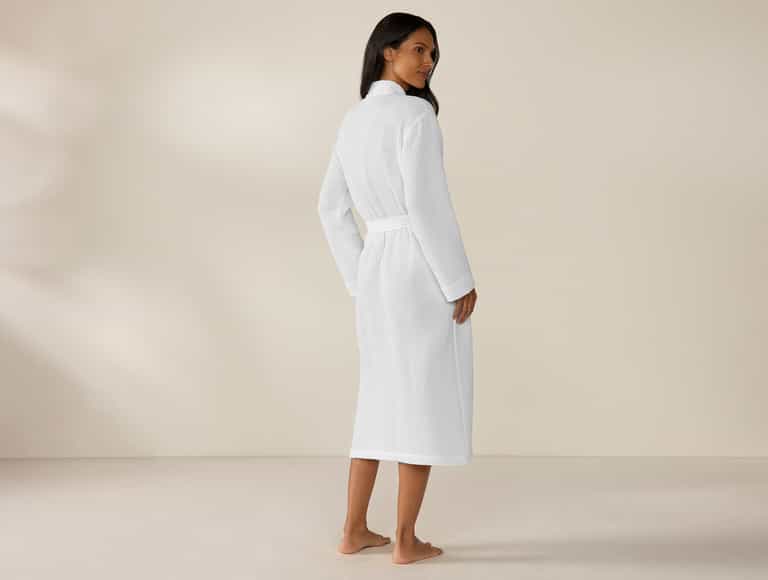 Unisex Organic Waffle Robe