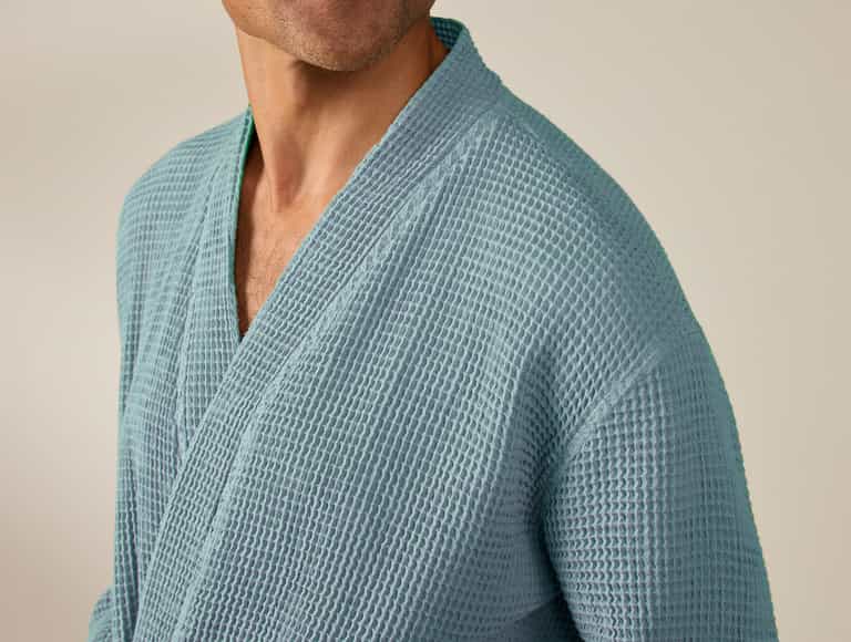 Unisex Organic Waffle Robe