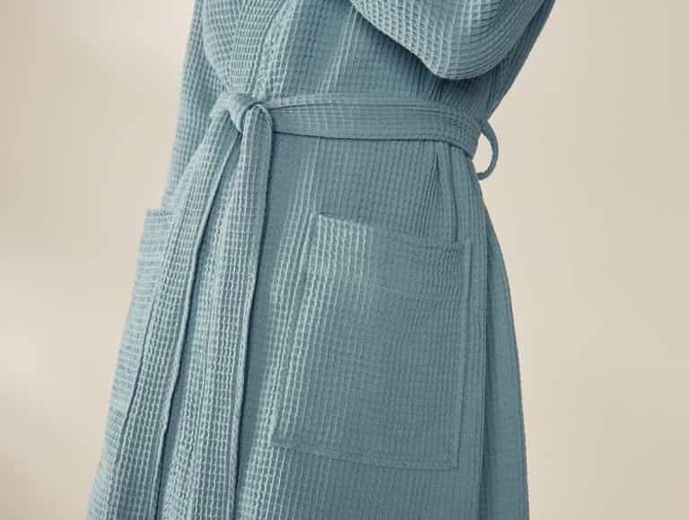 Unisex Organic Waffle Robe